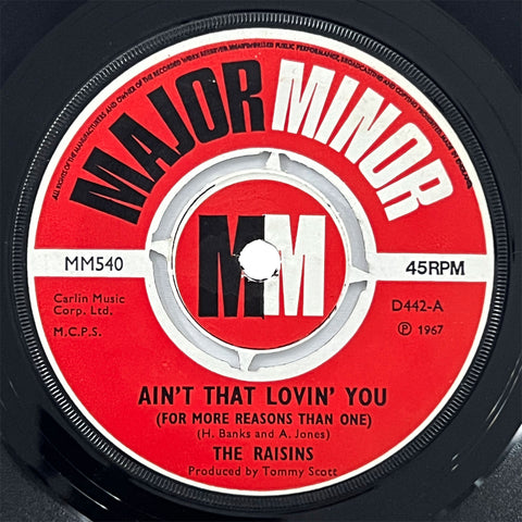 Raisins - Ain't That Loving You (UK)