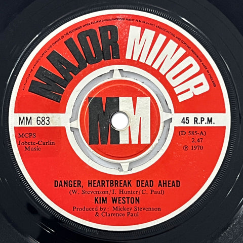 Kim Weston - Danger, Heartbreak Dead Ahead (UK)