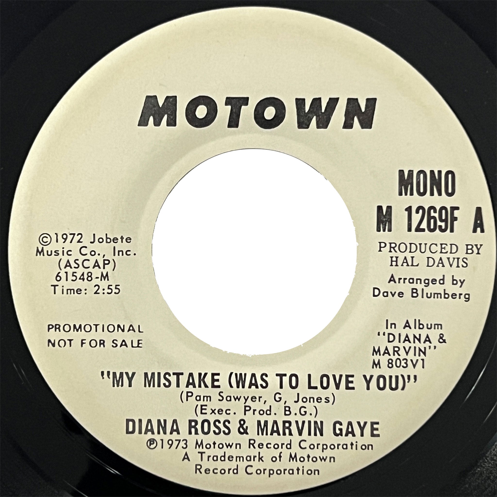 Diana Ross and Marvin Gaye - My Mistake (Was To Love You) (promo)