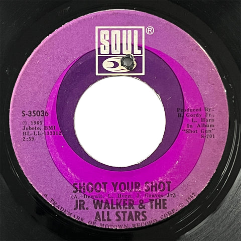 Jr Walker and The All Stars - Shoot Your Shot