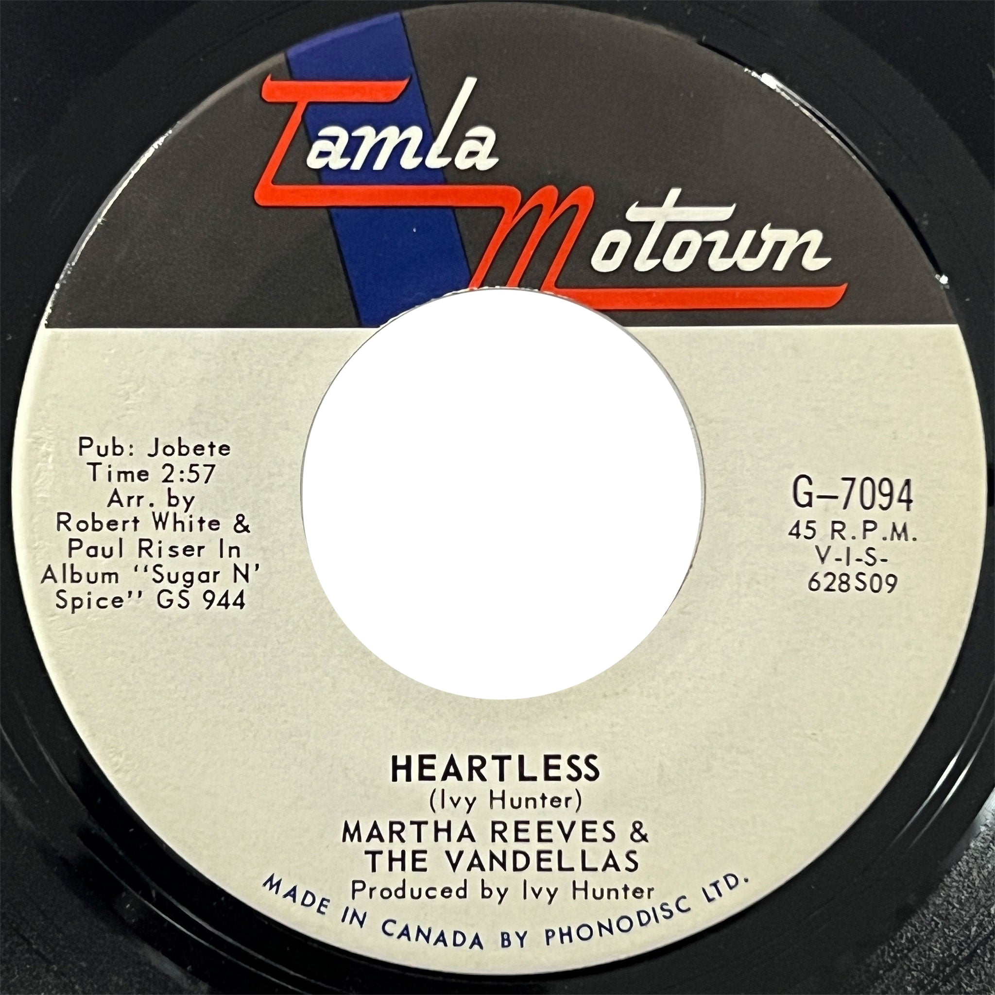 Martha Reeves and Vandellas - Heartless (Canada)
