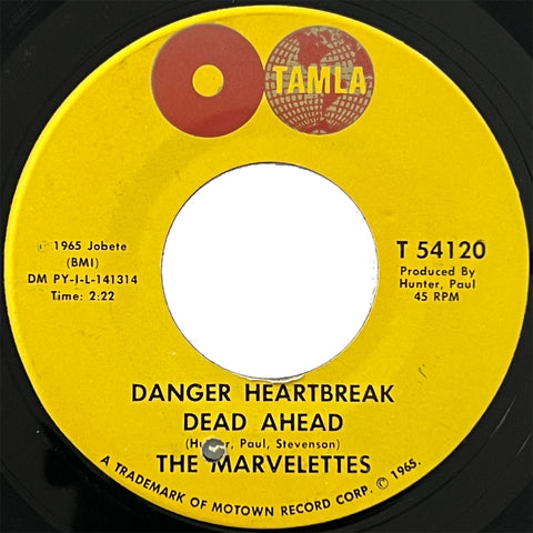 Marvelettes - Danger Heartbreak Dead Ahead