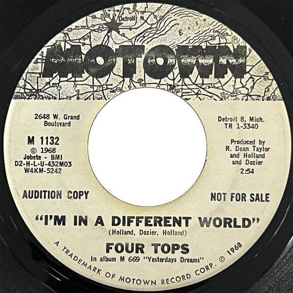 Four Tops - I'm In A Different World (promo)