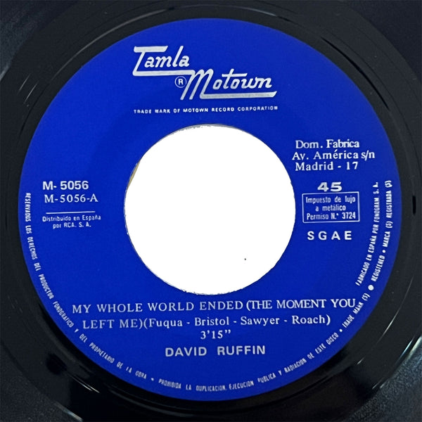 David Ruffin - I've Got To Find Myself A Brand New Baby (Spain)