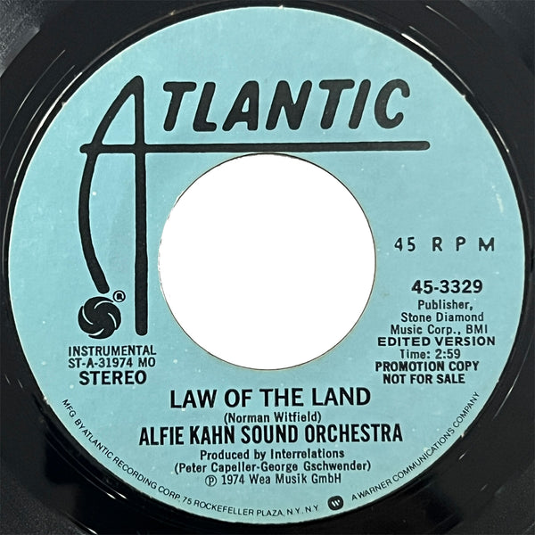 Alfie Khan Sound Orchestra - Law Of The Land (promo)