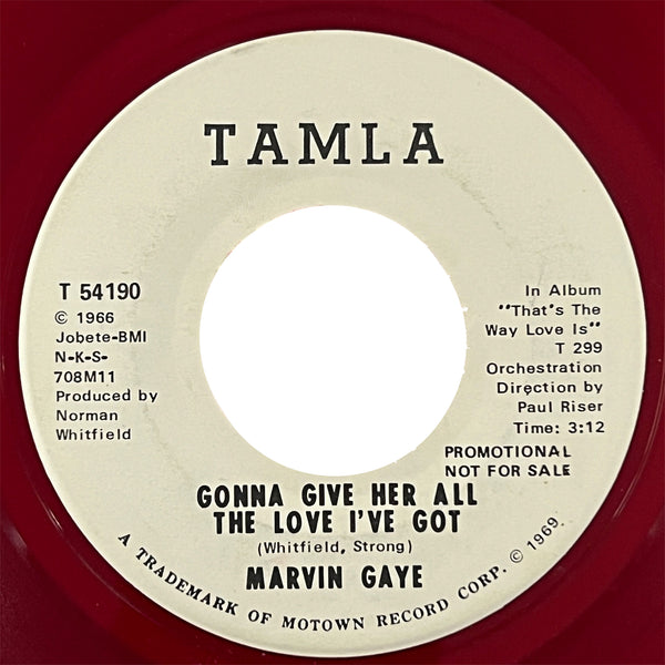 Marvin Gaye - Gonna Give Her All The Love I've Got (red)