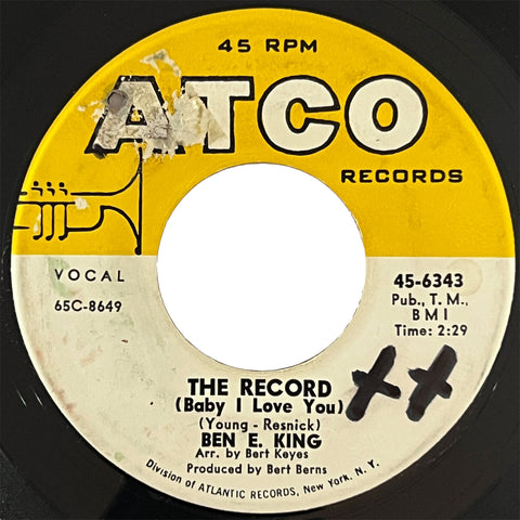 Ben E. King - The Record (Baby I Love You)