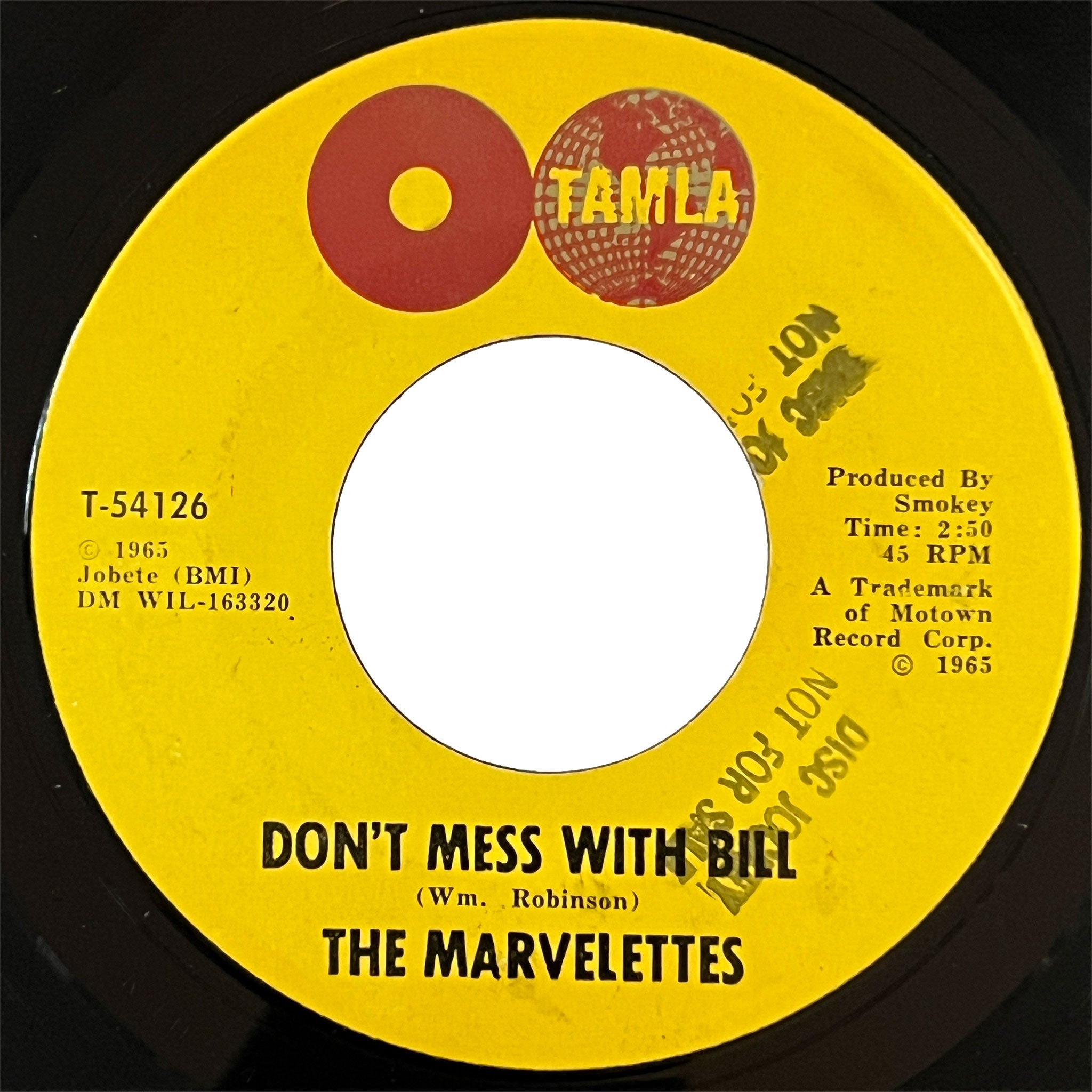 Marvelettes - Don't Mess With Bill