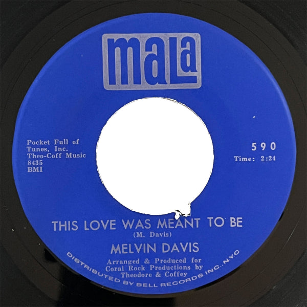 Melvin Davis - Save It (Never Too Late)