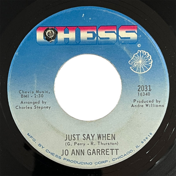Jo Ann Garrett - Just Say When