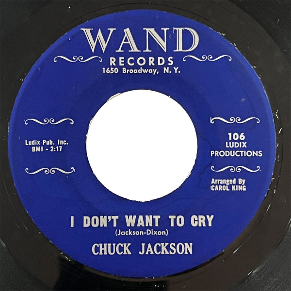 Chuck Jackson - I Don't Want To Cry