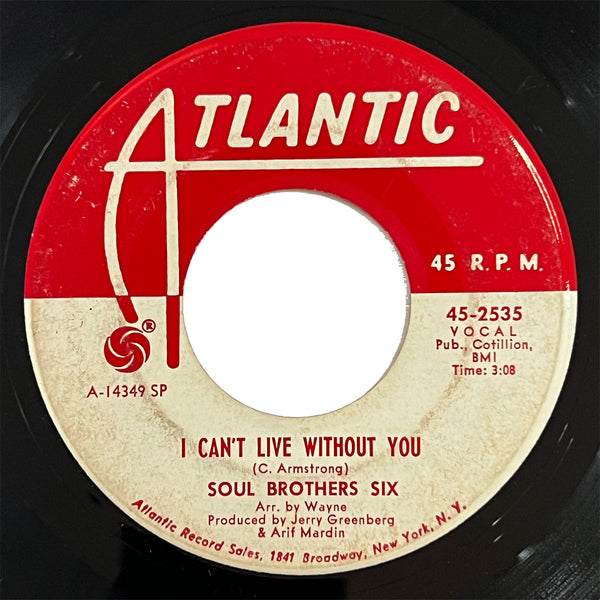 Soul Brothers Six - Your Love Is Such A Wonderful Love (promo)