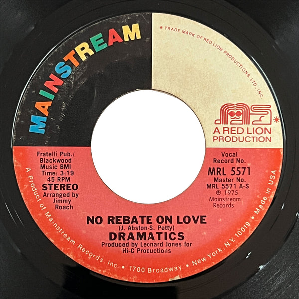 Dramatics - No Rebate On Love