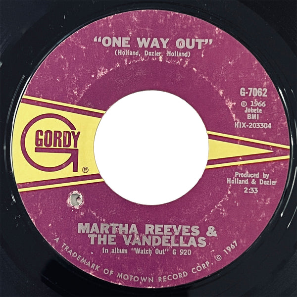 Martha Reeves and Vandellas - One Way Out