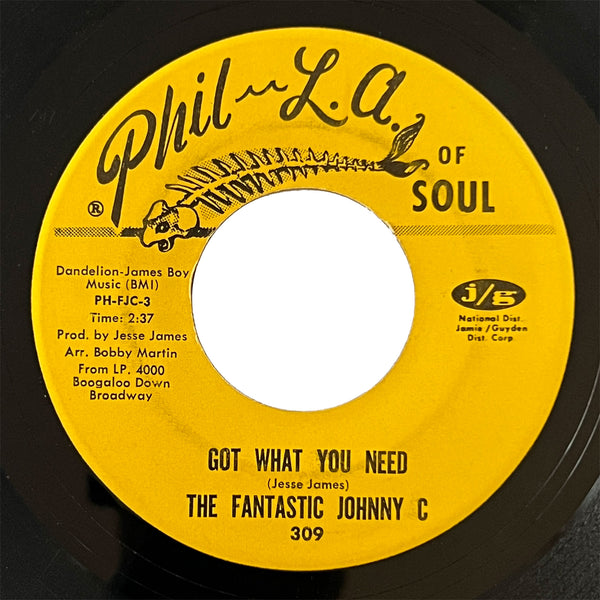 Fantastic Johnny C - New Love