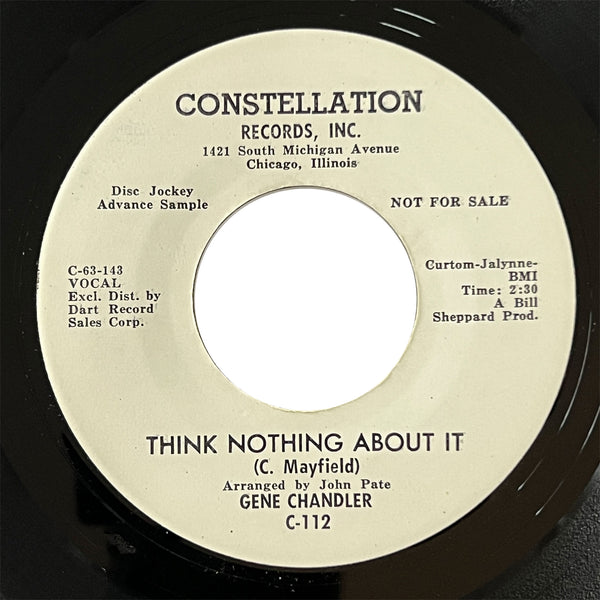 Gene Chandler - Think Nothing About It (promo)