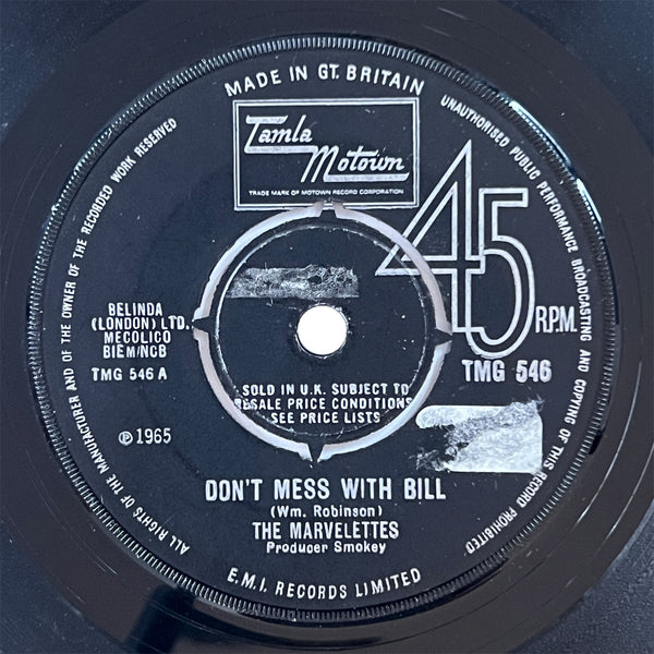 Marvelettes - Dont Mess With Bill (UK)