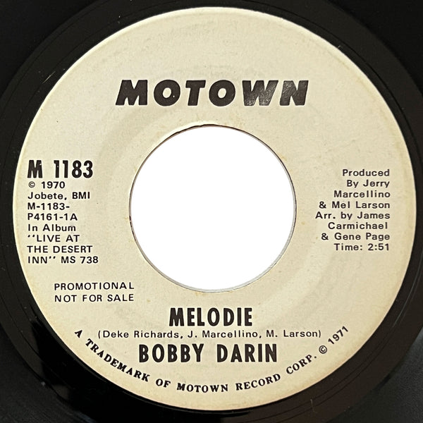 Bobby Darin - Melodie (promo)