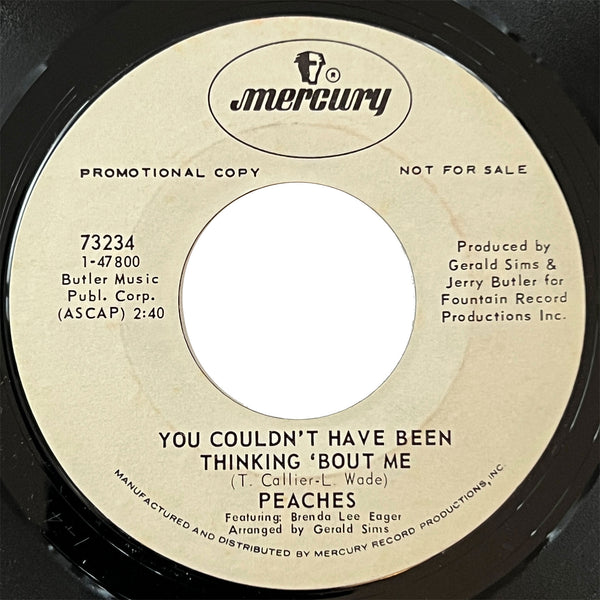 Peaches - You Couldn't Have Been Thinking 'Bout Me (promo)