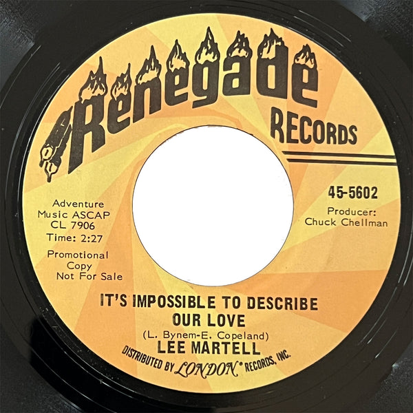 Lee Martell - It's Impossible To Describe Our Love (promo)