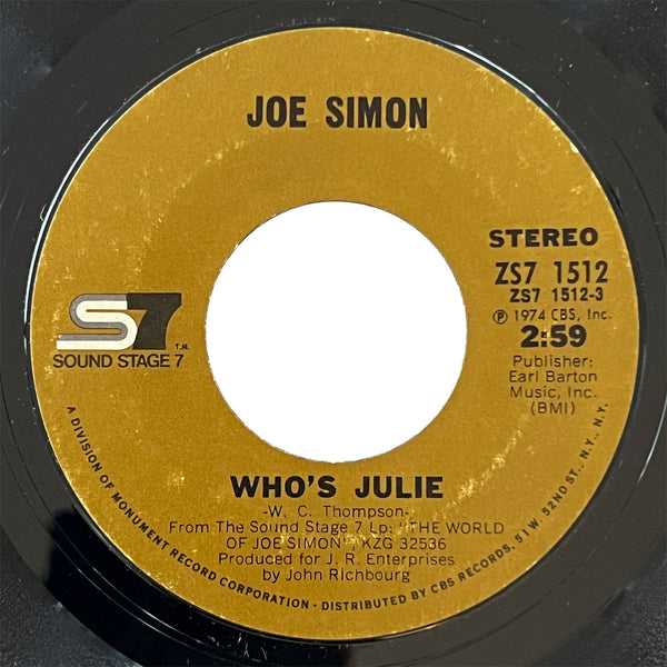 Joe Simon - The Girl's Alright With Me (Stereo)