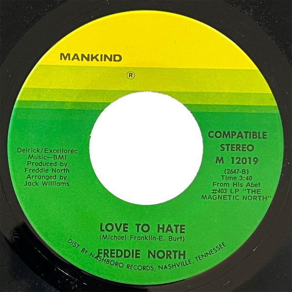 Freddie North - Love To Hate