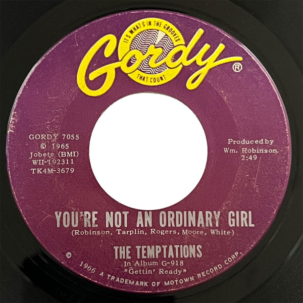Temptations - You're Not An Ordinary Girl