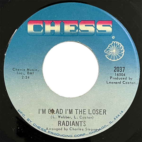 Radiants - Hold On / I'm Glad I'm The Loser