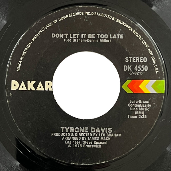 Tyrone Davis - Turning Point