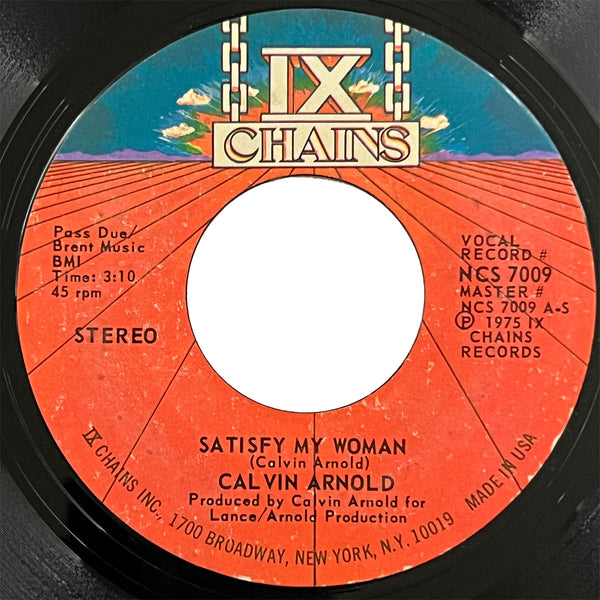 Calvin Arnold - Satisfy My Woman