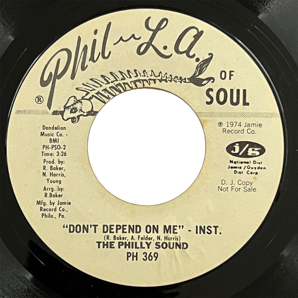 Philly Sound - Don't Depend On Me (promo)