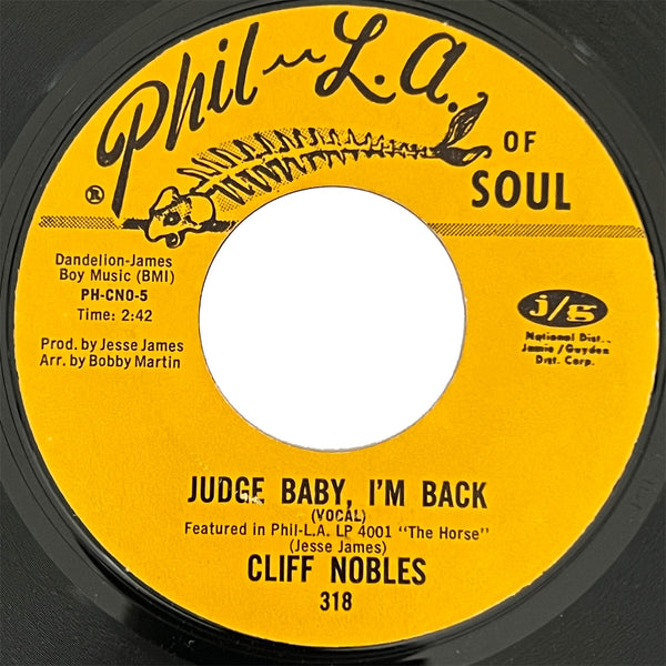 Cliff Nobles - Judge Baby, Im Back
