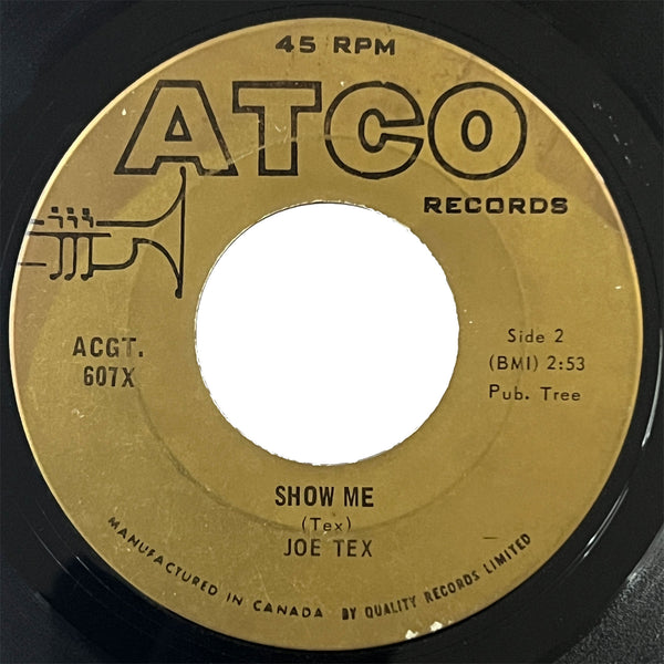 Joe Tex - Show Me (Canadian)