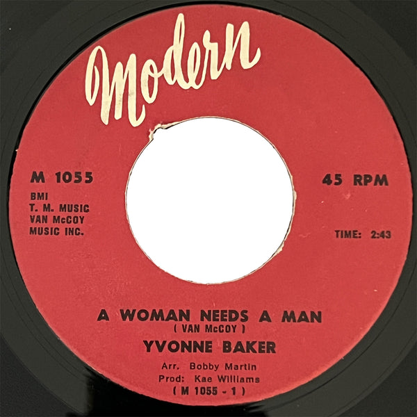 Yvonne Baker - My Baby Needs Me