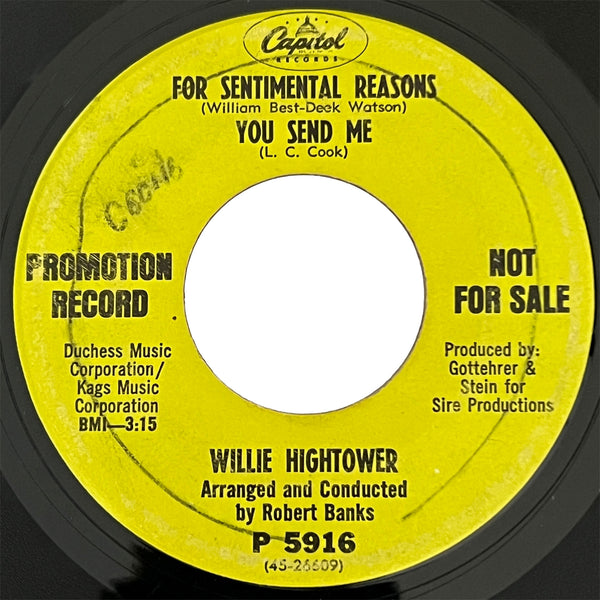 Willie Hightower - Because I Love You (promo)