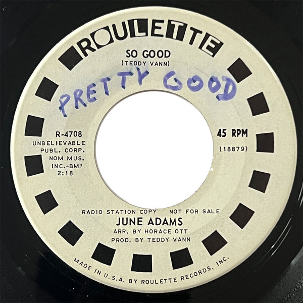 June Adams - So Good (promo)