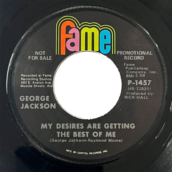 George Jackson - My Desires Are Getting The Best Of Me (promo)