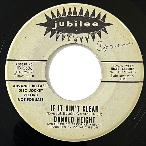 Donald Height - If It Ain't Clean