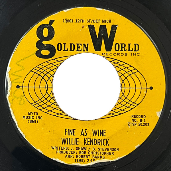 Willie Kendrick - Fine As Wine