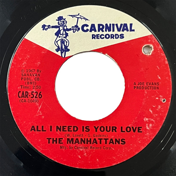 Manhattans - All I Need Is Your Love