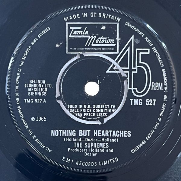Supremes - Nothing But Heartaches (UK Tamla)