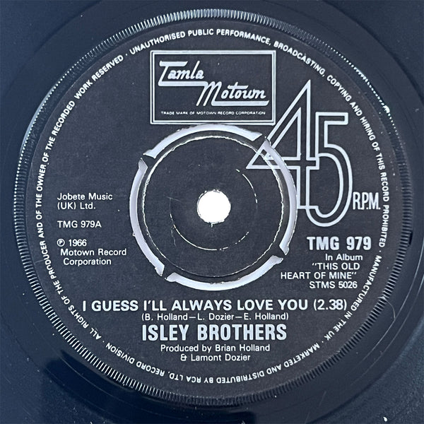 Isley Brothers - I Guess I'll Always Love You (UK Tamla)