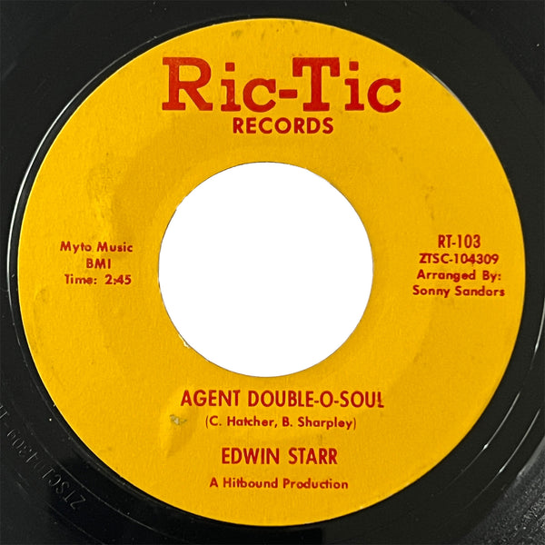 Edwin Starr - Agent Double O Soul (yellow w/ red text)