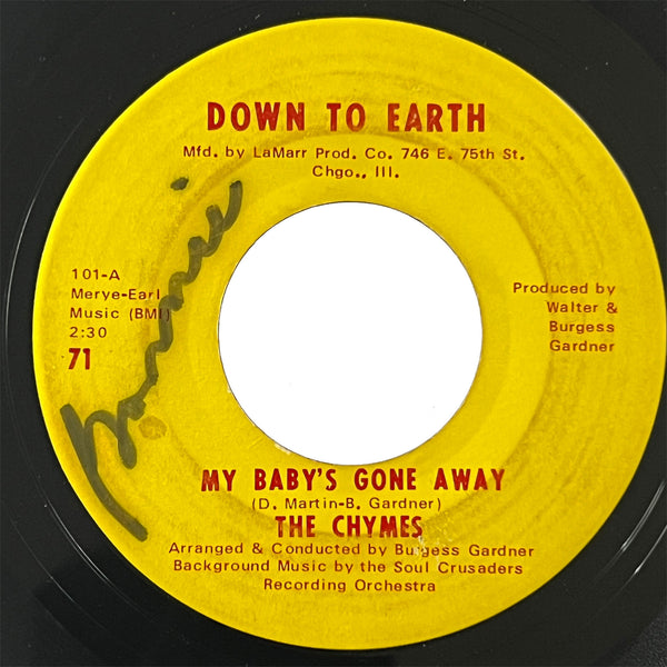 Chymes - My Baby's Gone Away