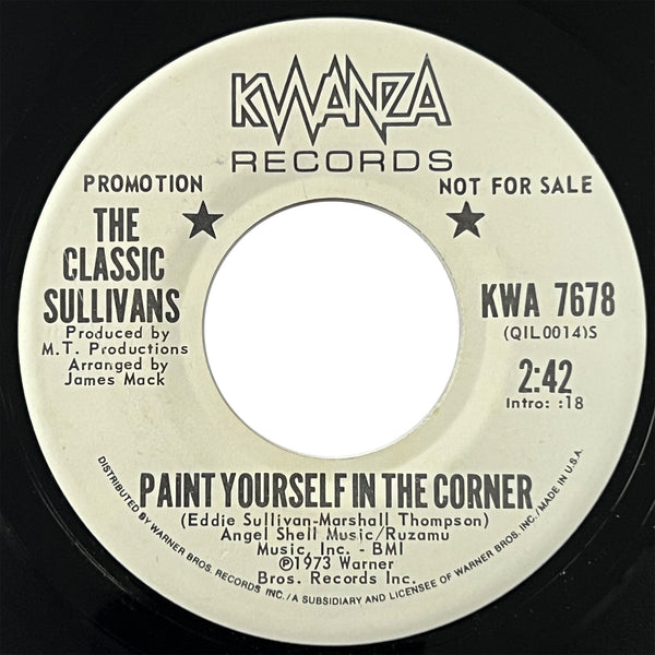 Classic Sullivans - Paint Yourself In The Corner (promo)