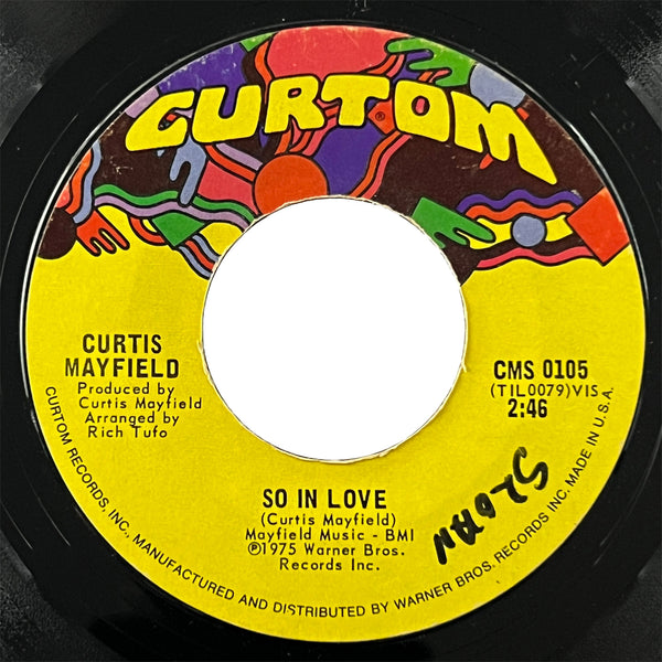 Curtis Mayfield - So In Love / Hard Times