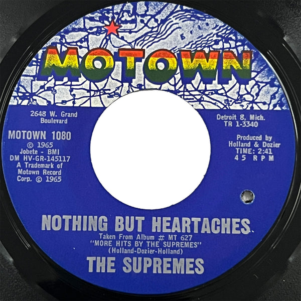 Supremes - Nothing But Heartaches (with pic sleeve)