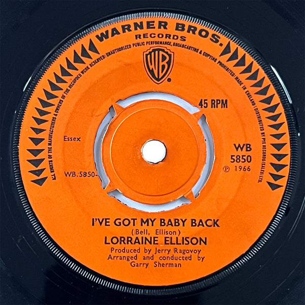 Lorraine Ellison - I've Got My Baby Back (UK)