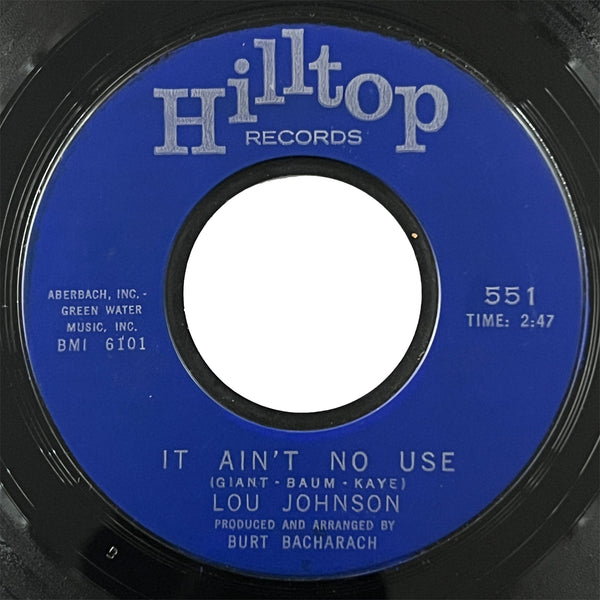 Lou Johnson - It Ain't No Use