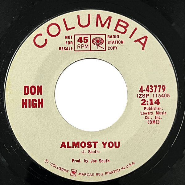 Don High - Almost You (promo)